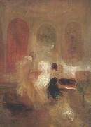 Joseph Mallord William Turner Music party in Petworth (mk31) Spain oil painting artist